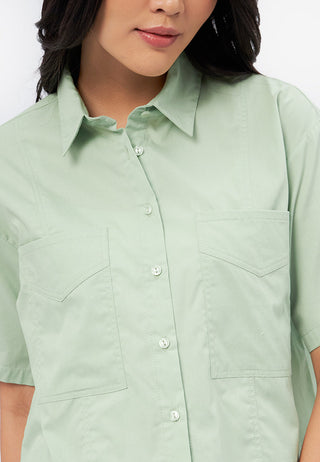 Short Sleeve Shirt with Patch Pocket