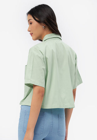 Short Sleeve Shirt with Patch Pocket