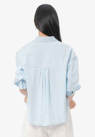 Voluminous Sleeve Blouse