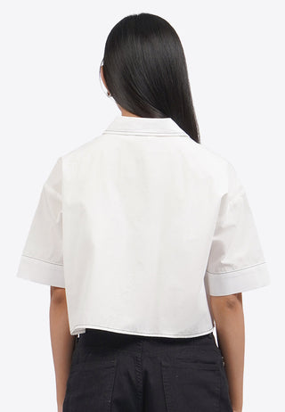 Contrast Stitch Short Sleeve Shirt