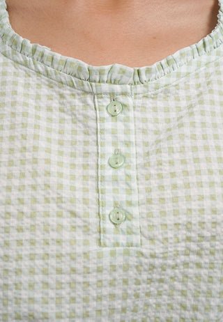 Sweetheart Button Up Blouse