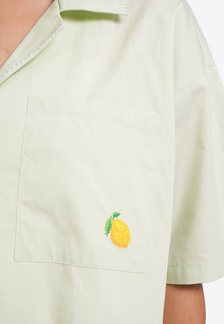 Embroidery Short Sleeve Boxy Top