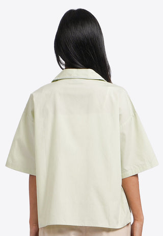 Embroidery Short Sleeve Boxy Top