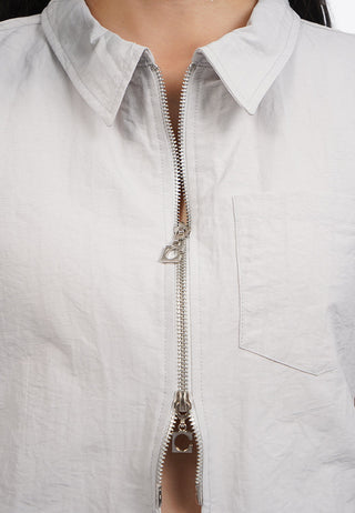 Short Sleeve Parachute Blouse