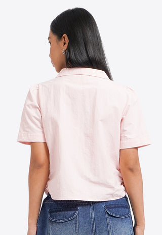 Short Sleeve Parachute Blouse