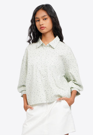 Printed Voluminous Blouse