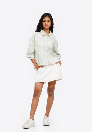 Printed Voluminous Blouse