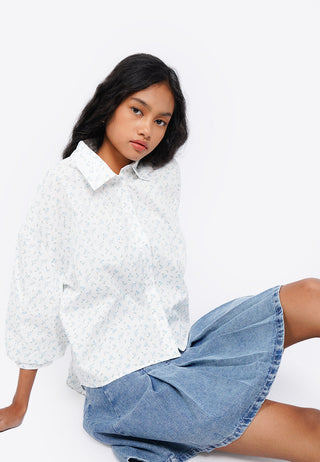 Printed Voluminous Blouse