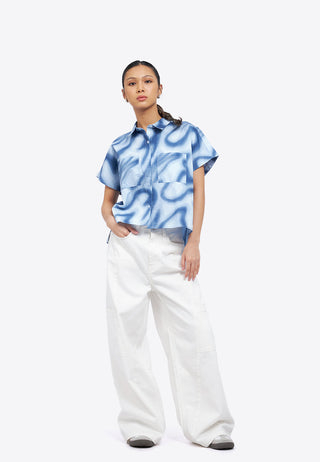 Pocket Detail Hi Lo Shirt