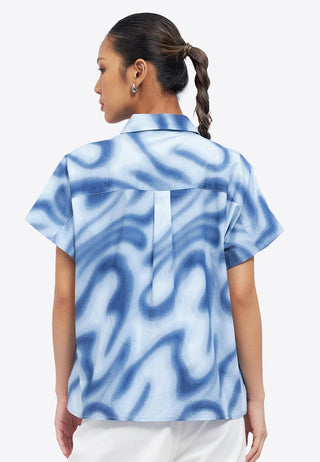 Pocket Detail Hi Lo Shirt