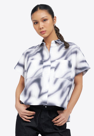 Pocket Detail Hi Lo Shirt