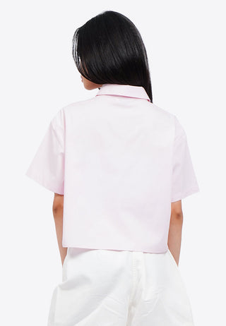 Lace Trim Short Sleeve Shirt