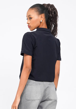 Zipped Up Parachute Shirt