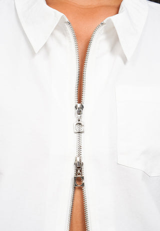 Zipped Up Parachute Shirt