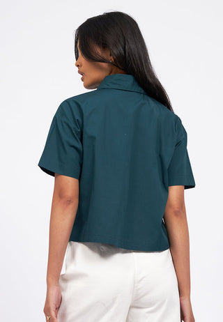 Ribbon Detail Short Sleeve Shirt