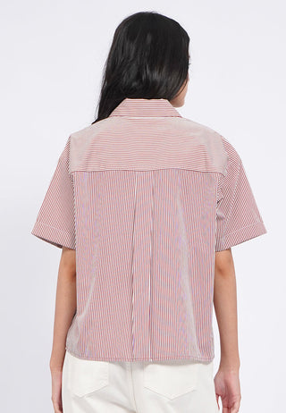 Regular Fit Short Sleeve Stripe Shirt