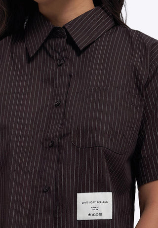 Stripes Short Sleeve Boxy Shirt