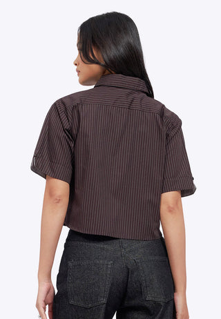 Stripes Short Sleeve Boxy Shirt