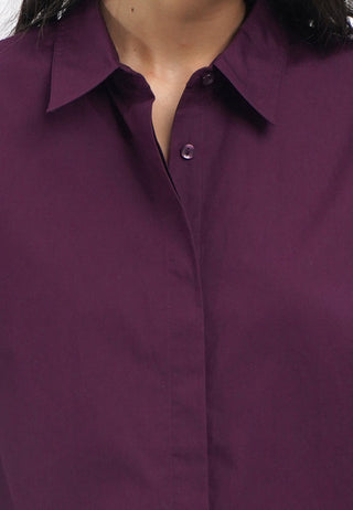 Oversized Crop Short Sleeve Shirt