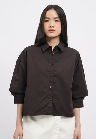 Voluminous 3/4 Sleeve Blouse