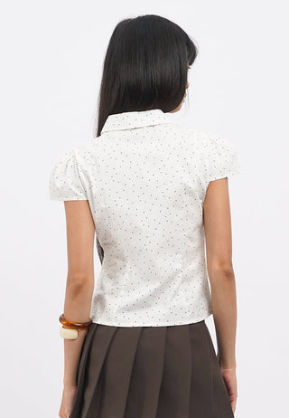 Short Sleeve Ruched Blouse