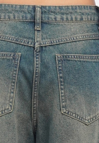 Regular Fit Denim Cullote Pants