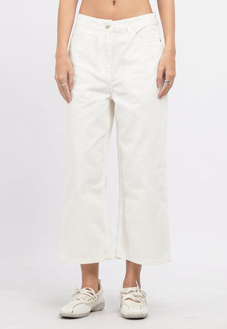 Regular Fit Denim Cullote Pants