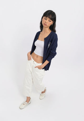 Regular Fit Denim Cullote Pants