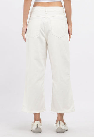 Regular Fit Denim Cullote Pants
