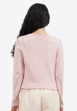 Embroidery Tied Up Cardigan