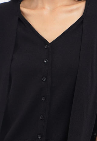Layered Details Sleeveless Knit Top