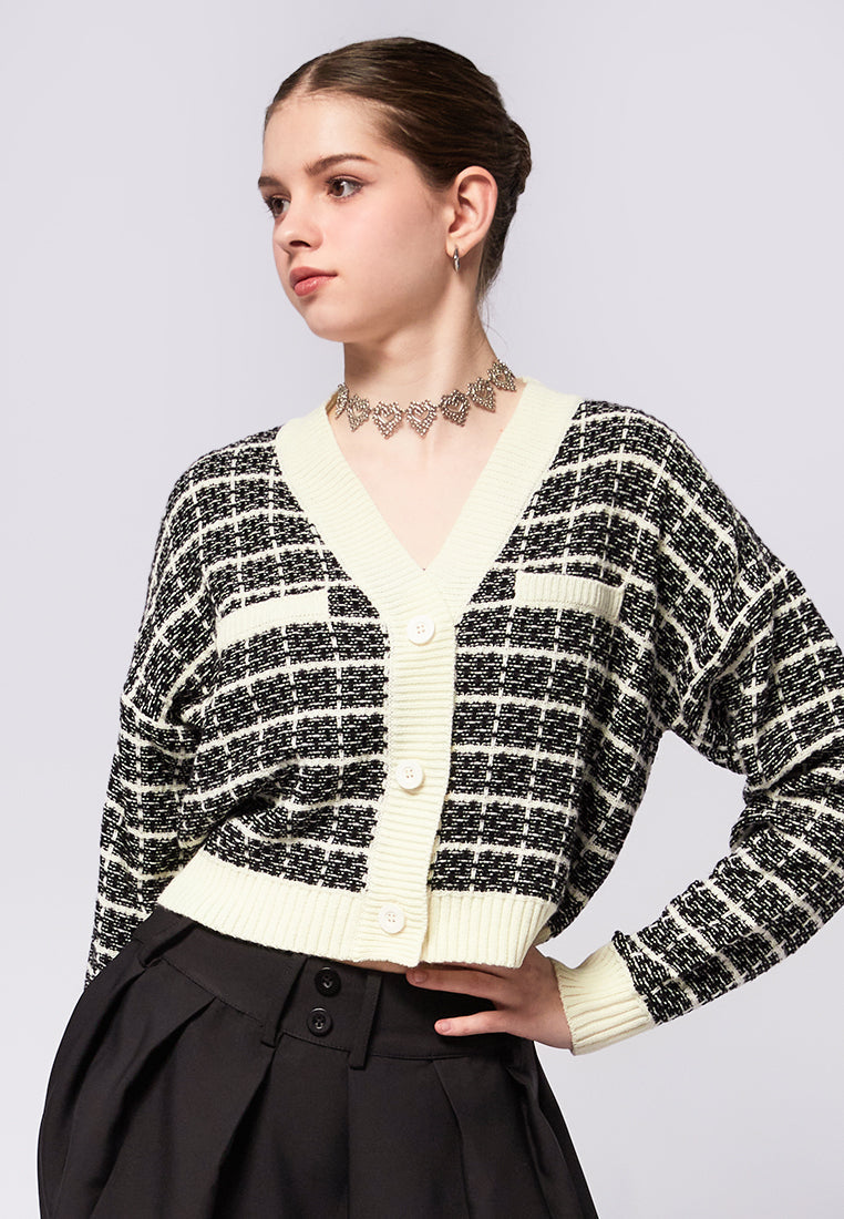Color Box Cardigan Long Sleeve Tweed Cardigan – COLORBOX - Indonesia