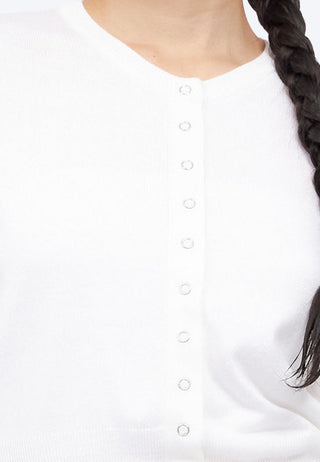 Snap Button Long Sleeve Cardigan