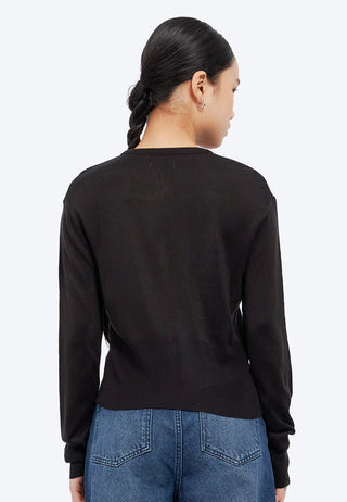Snap Button Long Sleeve Cardigan