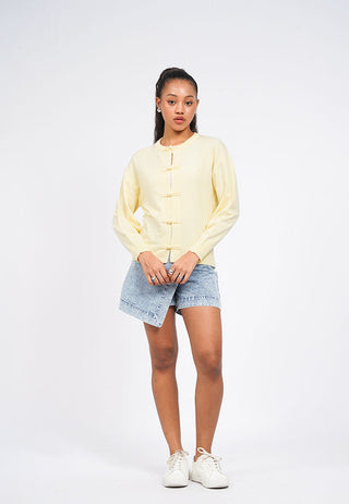 Oversized Cheongsam Cardigan
