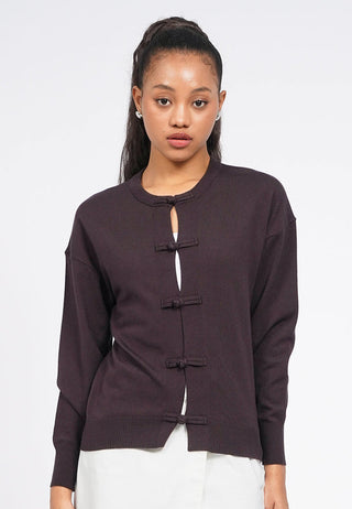Oversized Cheongsam Cardigan