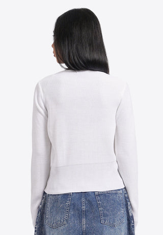 Buttoned Up Round Neck Cardigan