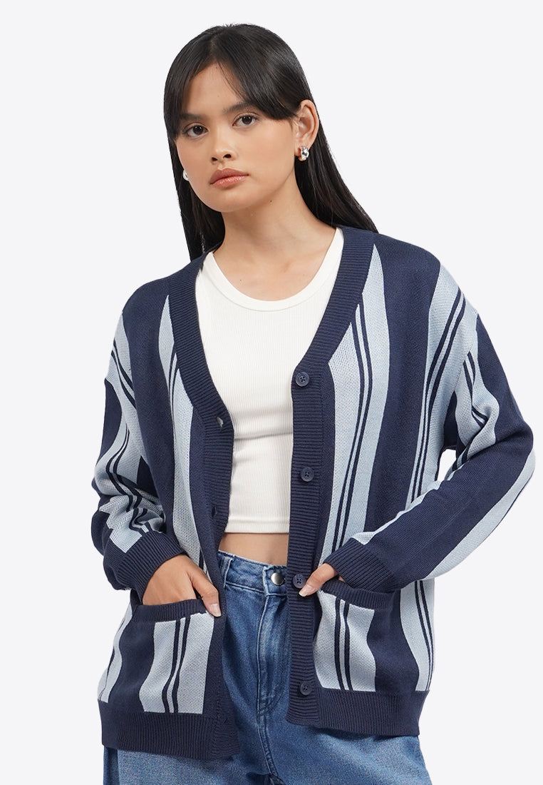 Color Box Cardigan Long Sleeve Retro Cardigan – COLORBOX - Indonesia