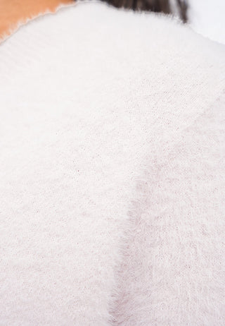 Textured Long Sleeve Crop Cardigan