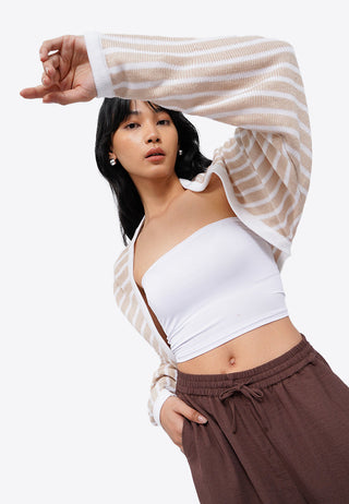 Stripes Knit Bolero