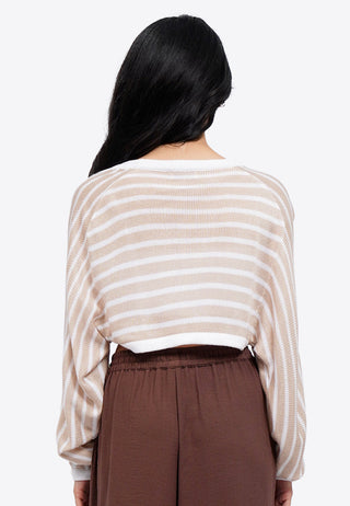 Stripes Knit Bolero
