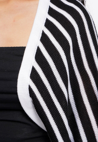 Striped Knit Bolero