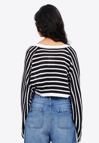 Striped Knit Bolero