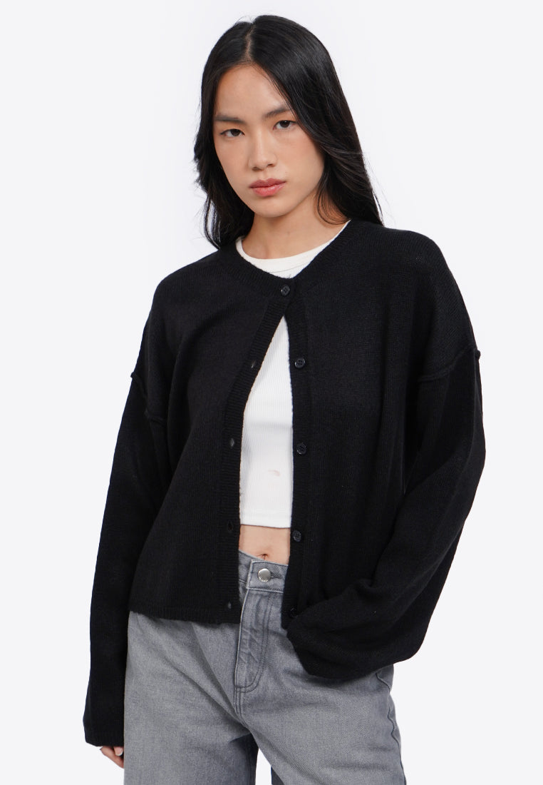 Long Sleeve Brushed Cardigan – COLORBOX - Indonesia
