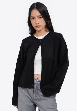 Long Sleeve Brushed Cardigan