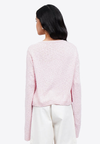Tied Front Popcorn Cardigan