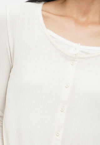 Double Layer Long Sleeve Knit Top