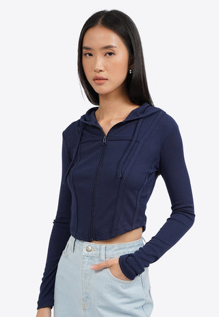 Zipped Up Hoodie Jacket