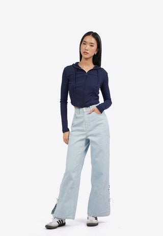 Zipped Up Hoodie Jacket