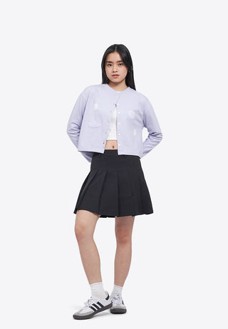 Button Up Patches Cardigan